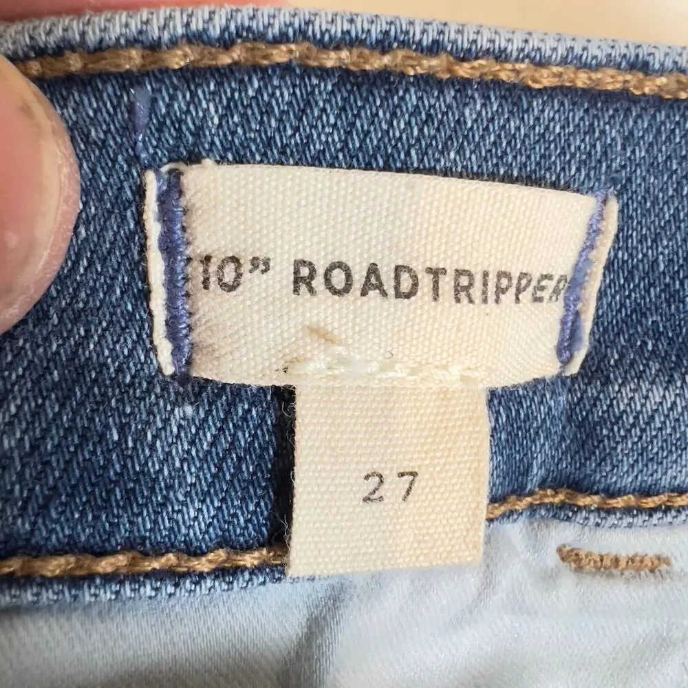 Madewell 10" Roadtripper Jeans Style # MD518 Woman's 27 Skinny High Rise Stretch - Picture 2 of 16